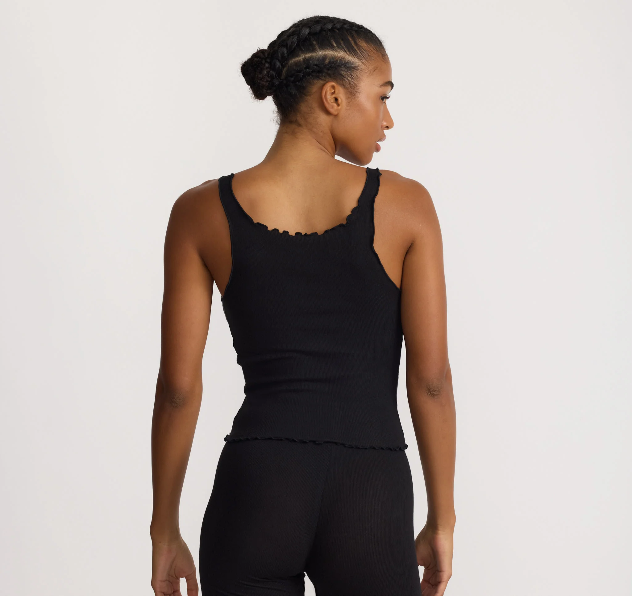 Core Rib Curl Edge Tank Top - Image 2