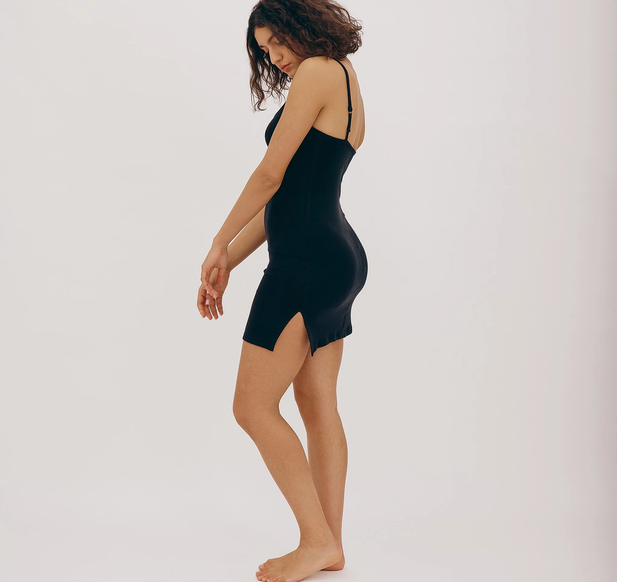 Soft Knit Slip Dress - Image 3