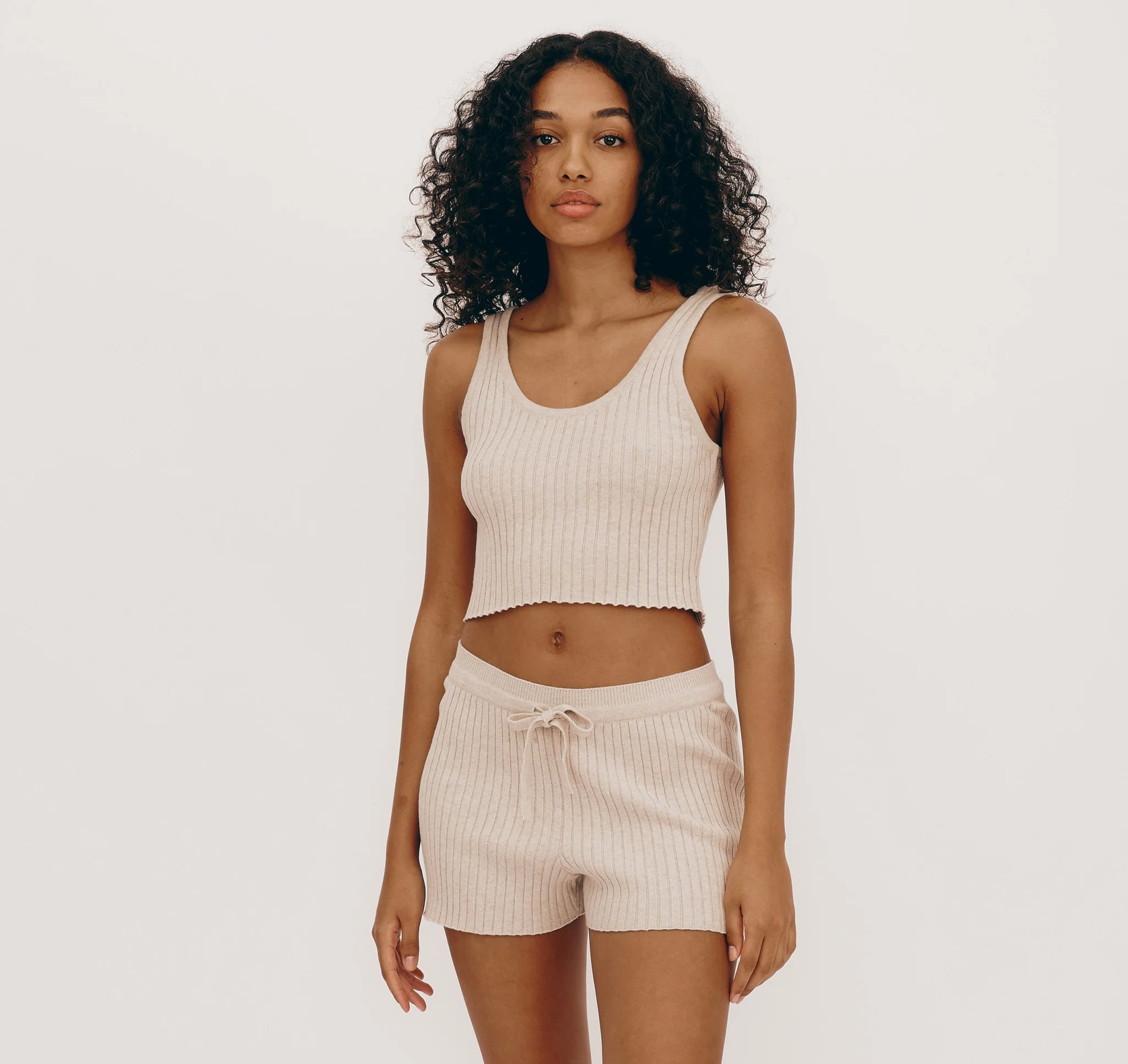 True Knit Crop Tank Top - Image 2