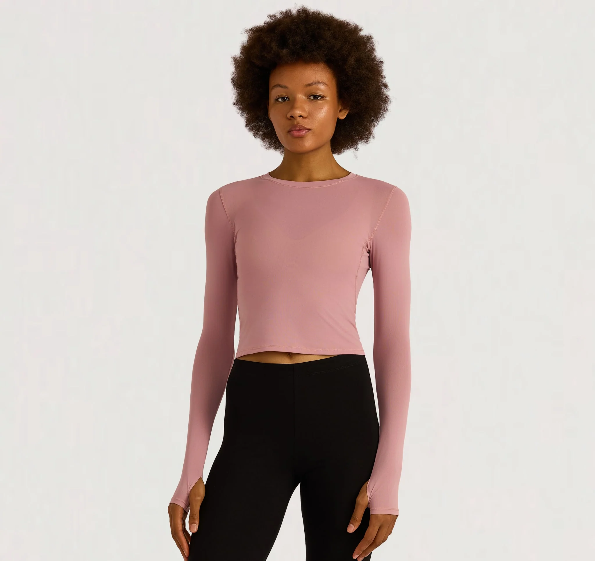 Active Mesh Long  Sleeve Tee