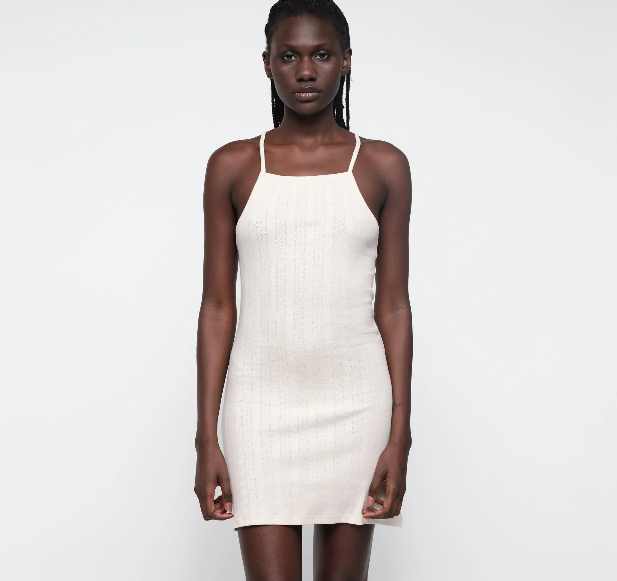 Pointelle Dress
